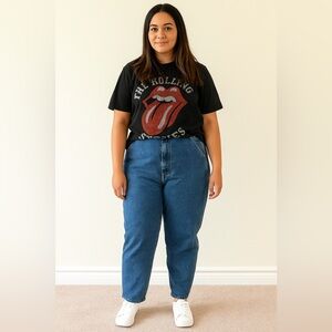 Vintage Lady Dame Plus Mom‎ Jeans